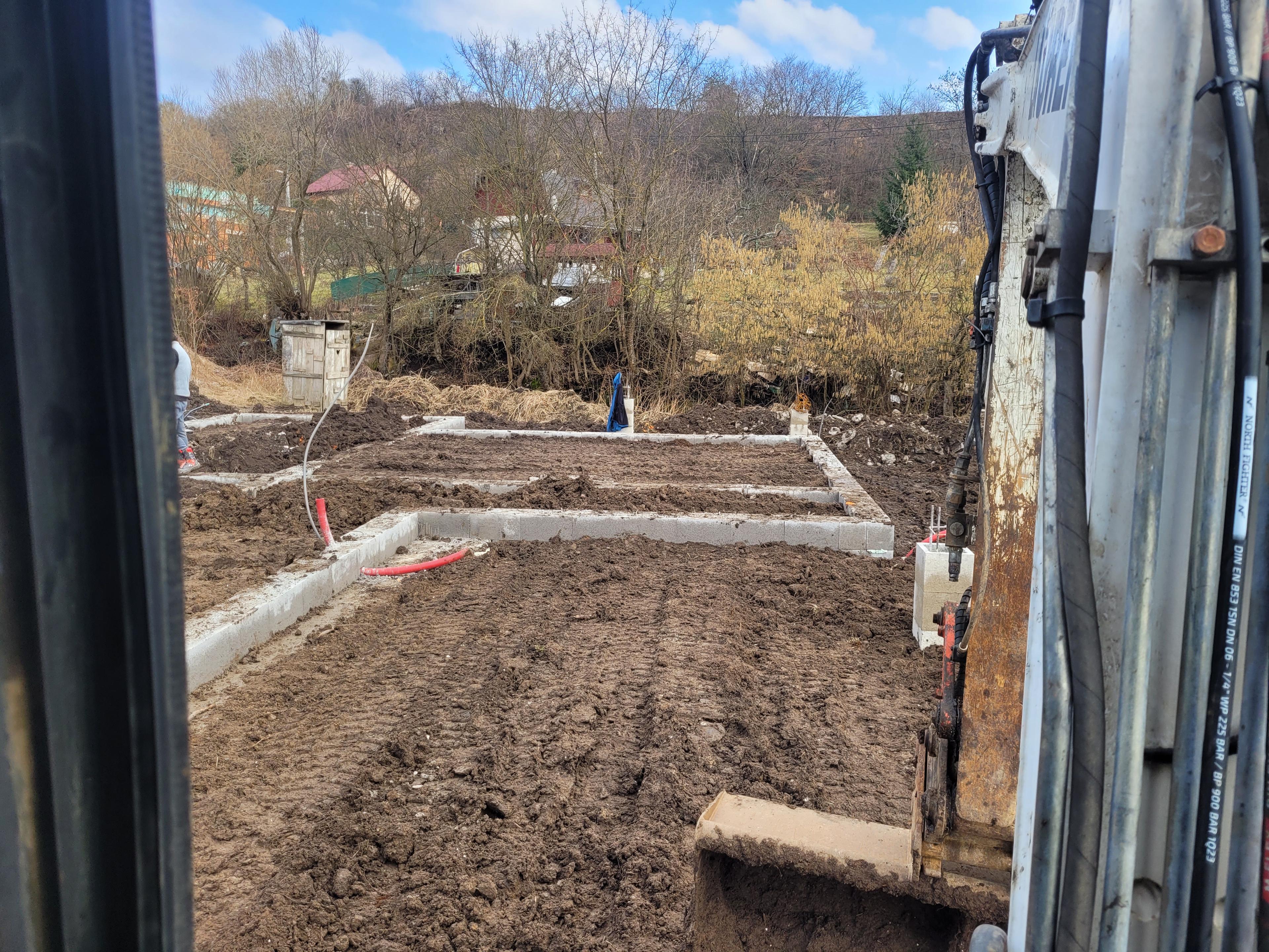 Stavebný výkop a zemné práce