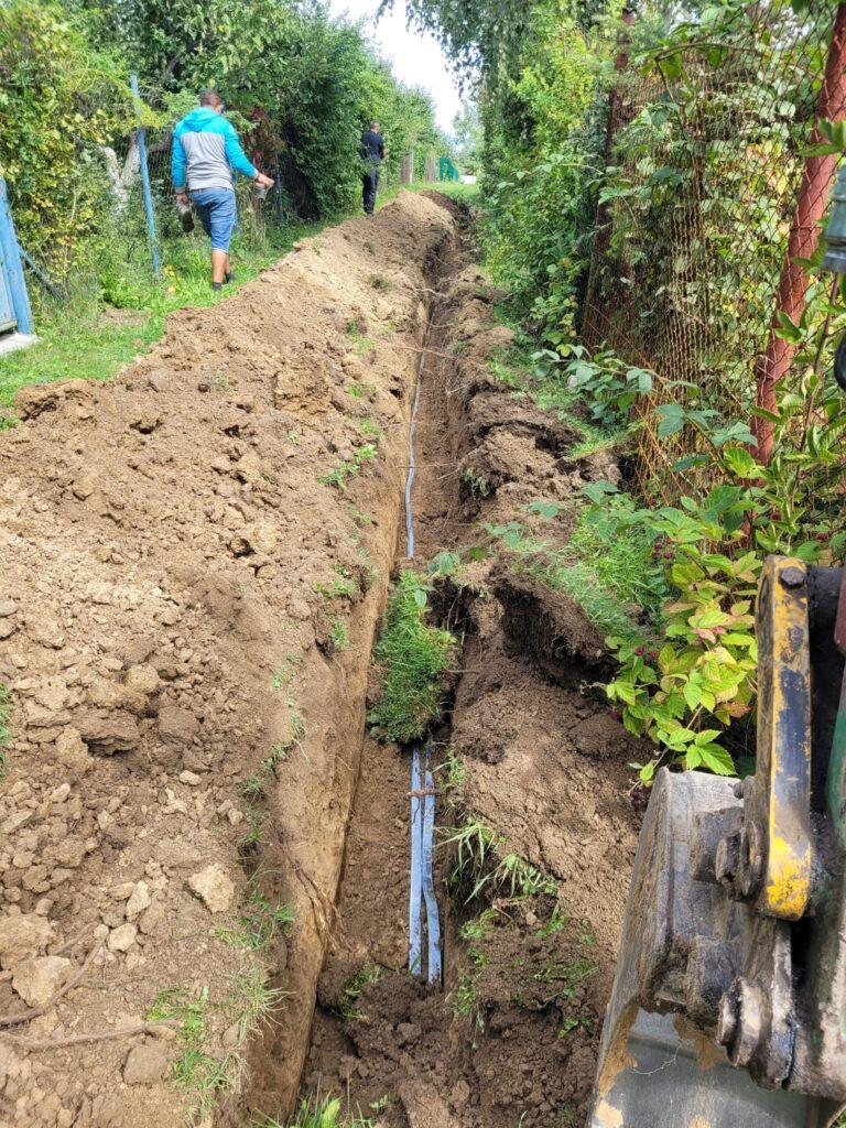 Terénne práce pri stavbe