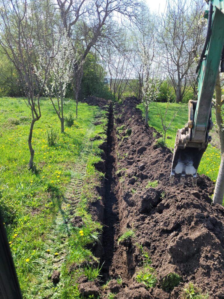 Minibager pri detailnom výkope